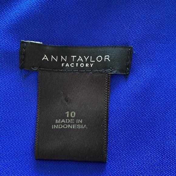 Ann Taylor Factory royal blue sleeveless dress. Gorgeous Ruffle at hem 10
C - Picture 4 of 5